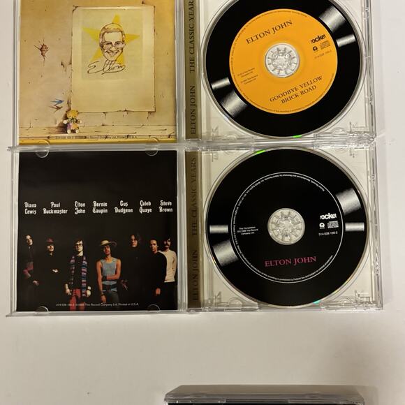 4 CD Lot Elton John Releases Yellow Brick Road, Honky Chateau Elton John - Picture 8 of 11
